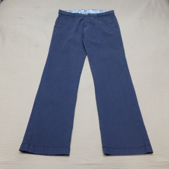 Tommy Bahama Other - Tommy Bahama Pants Mens 32x32 Chino Straight Blue Cotton Lyocell Golf Preppy
